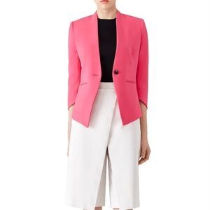 Slate & Willow Raspberry Envelope Blazer Rent the Runway Size 6